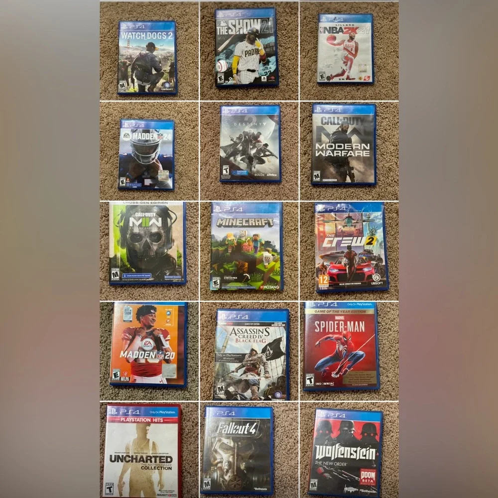 PS4 game bundle-19 games included - Picture 1 of 2